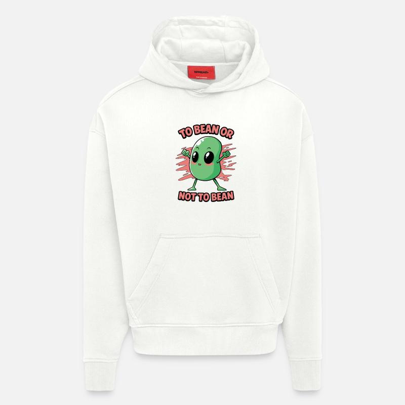 Bohne oder nicht Bohne - Hoodie- made by SPREAD  - OFF WHITE