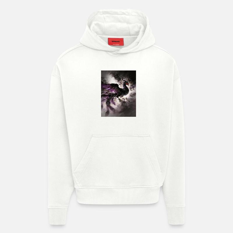 Zwielicht des Dunklen Phönix: Finsternis - Hoodie- made by SPREAD - OFF WHITE