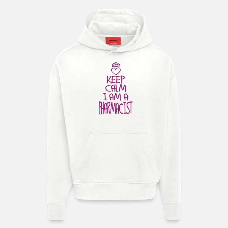 Keep Calm Apotheker cool - Hoodie- made by SPREAD  - OFF WHITE