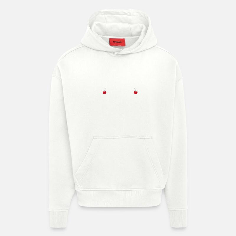 Kirsche - Hoodie- made by SPREAD - OFF WHITE