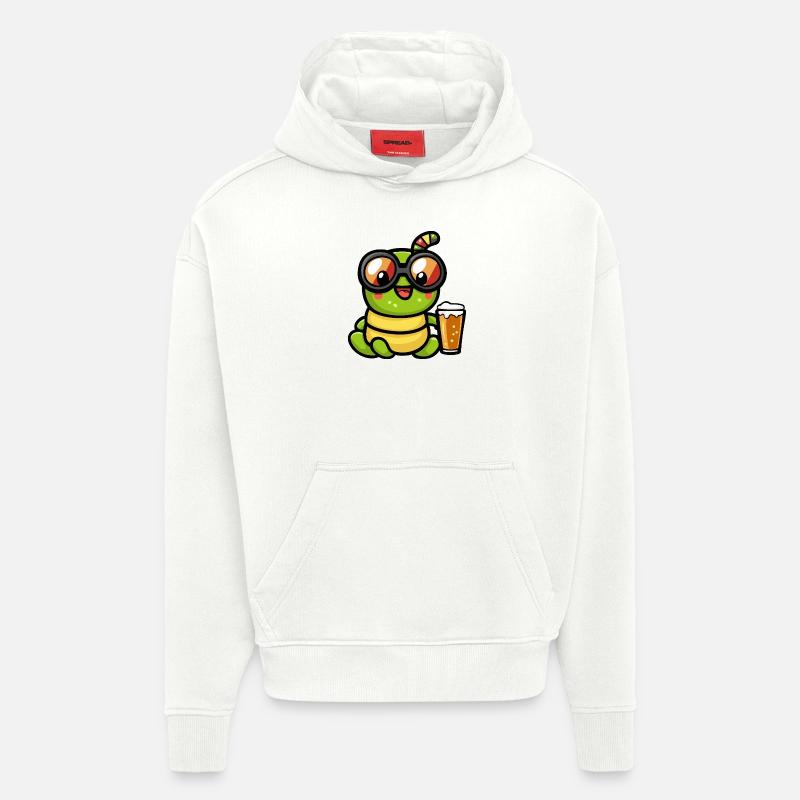 Wurm Apres Ski Bier Comic - Hoodie- made by SPREAD  - OFF WHITE