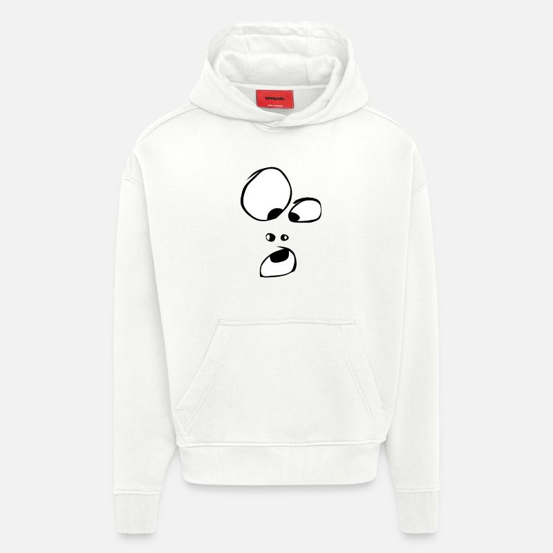 oho ! Gesicht Geist Gespenst Halloween Comic - Hoodie- made by SPREAD  - OFF WHITE