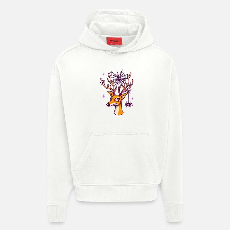 Hirsch & Spinne - Hoodie- made by SPREAD  - OFF WHITE