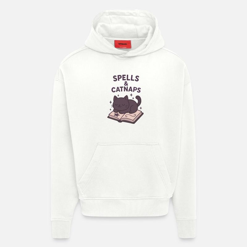 Zaubersprüche und Nickerchen - Hoodie- made by SPREAD - OFF WHITE