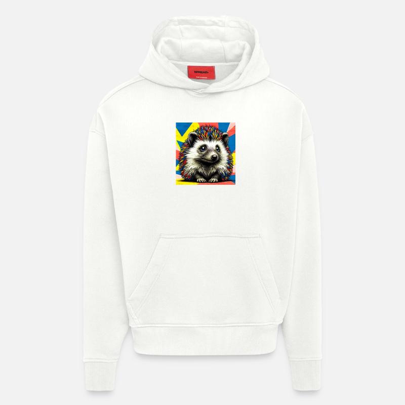 Igel - Hoodie- made by SPREAD - OFF WHITE