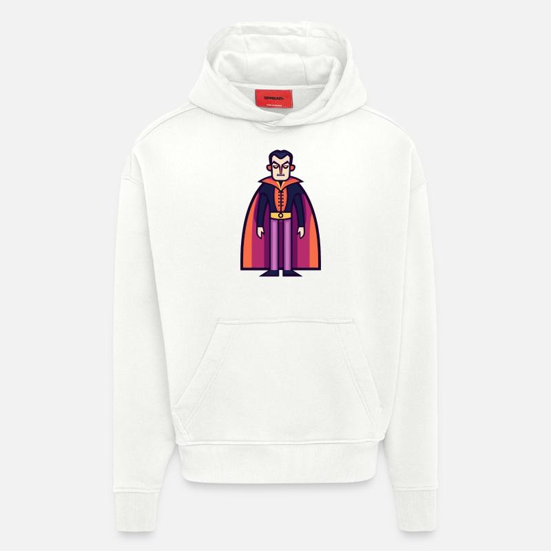 Vampire Halloween Symbol Comic - Hoodie- made by SPREAD  - OFF WHITE