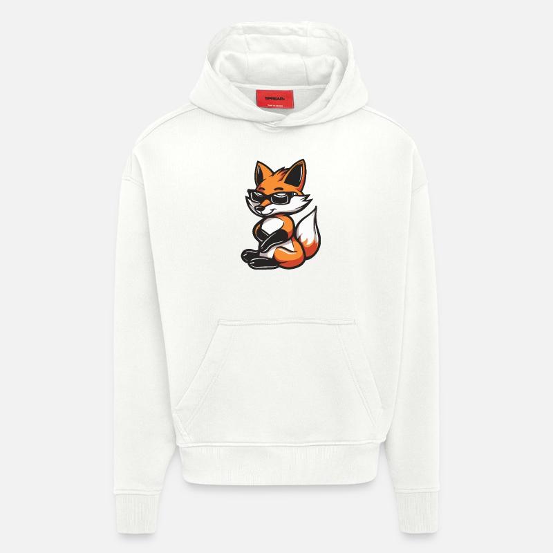 Fuchs Cool Comic - Hoodie- made by SPREAD  - OFF WHITE