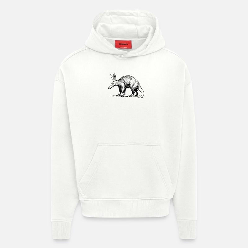 aardvark erdferkel3 - Hoodie- made by SPREAD  - OFF WHITE