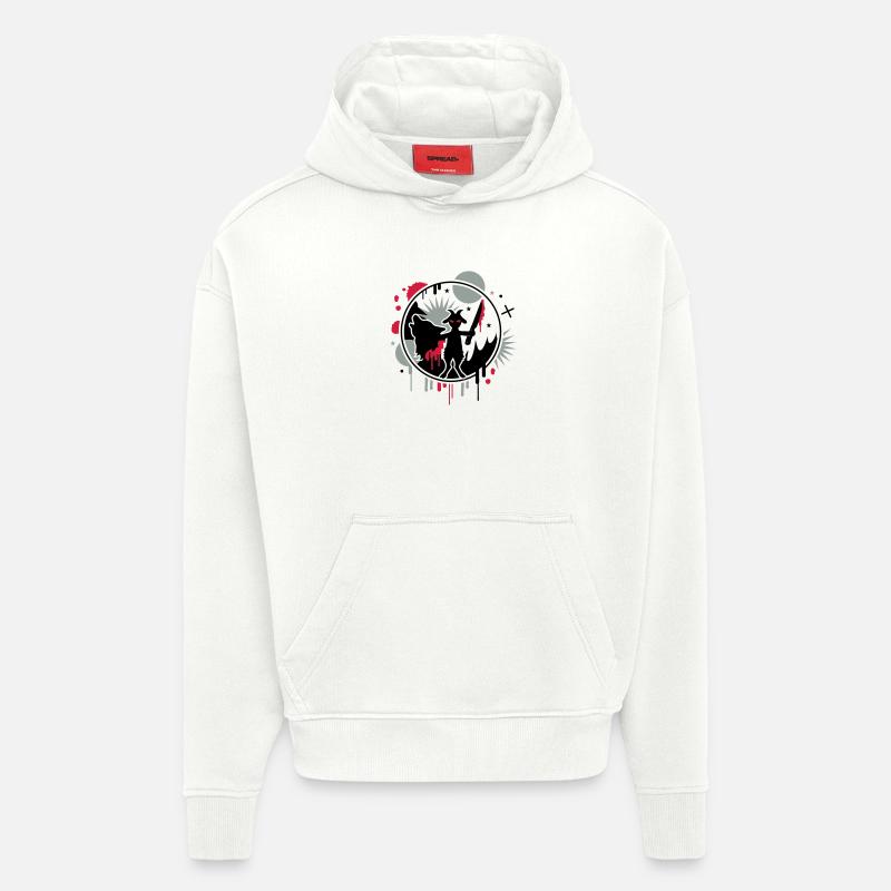 Der Wolf und das 7.Geisslein - Hoodie- made by SPREAD  - OFF WHITE