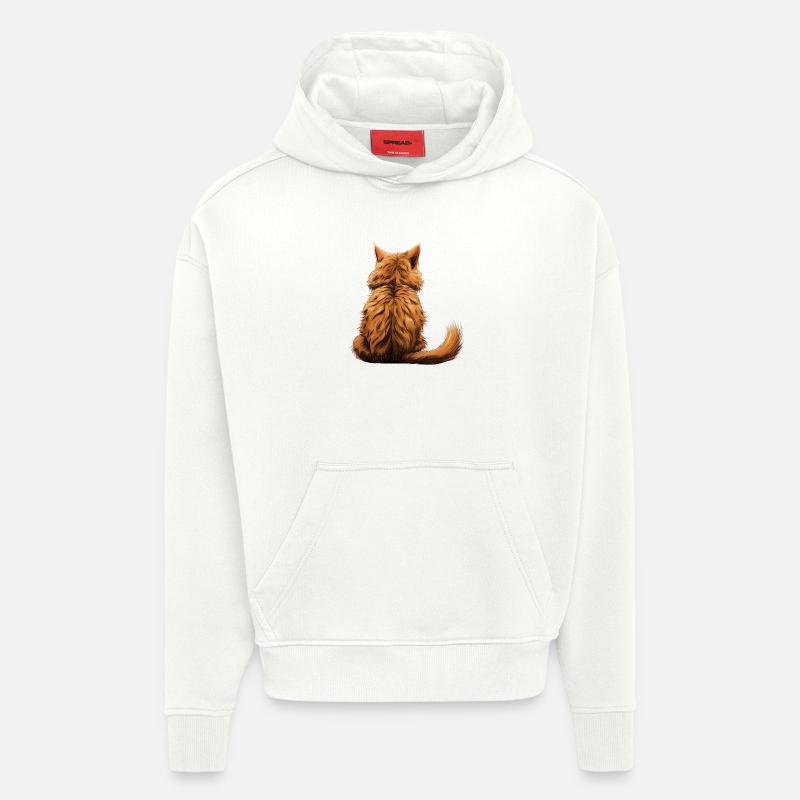 Pixie Bob - Hoodie- made by SPREAD  - OFF WHITE