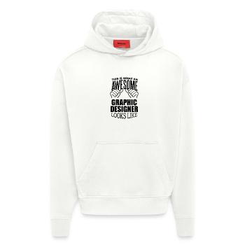 Grafiker - Hoodie- made by SPREAD  - OFF WHITE - Vorne
