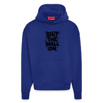 Shit the wall on - Hoodie- made by SPREAD  - OFF WHITE - Vorne