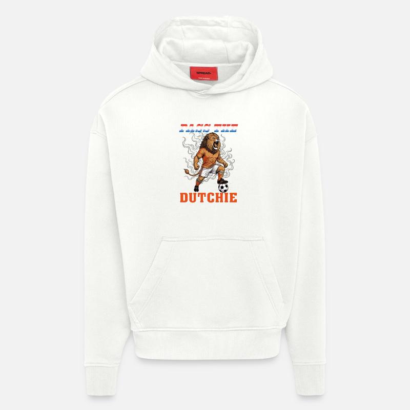 OPtheD - Sweat à capuche bio épais oversize fabriqué en UE - OFF WHITE