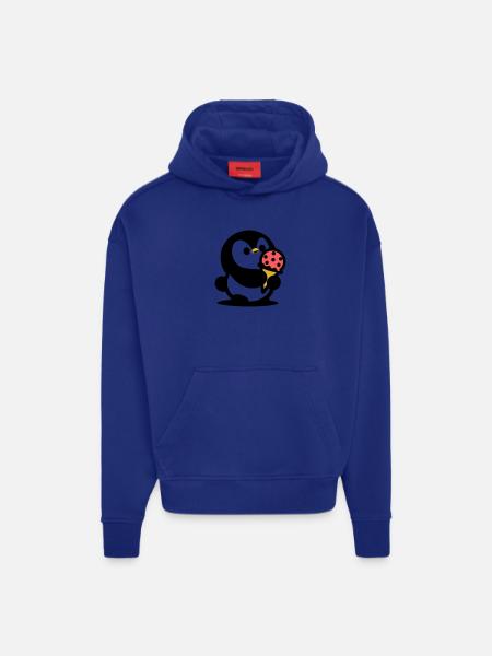 Kleiner Pinguin mit Eis - Hoodie- made by SPREAD  - OFF WHITE
