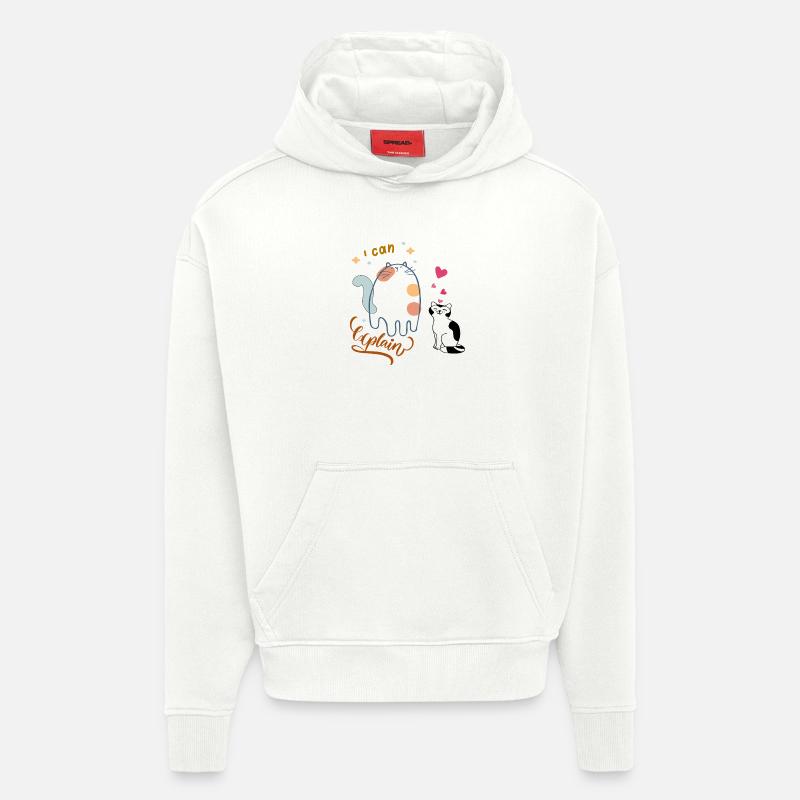 I can explain - Hoodie- made by SPREAD  - OFF WHITE