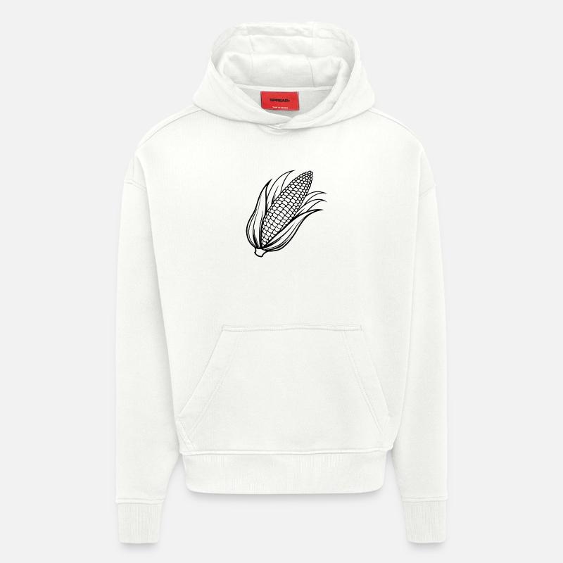 Corn - Hoodie- made by SPREAD - OFF WHITE