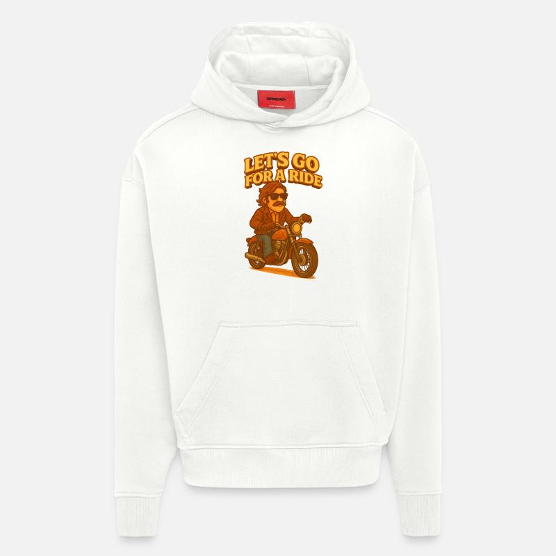 Auf geht's zu einer Fahrt - Hoodie- made by SPREAD  - OFF WHITE