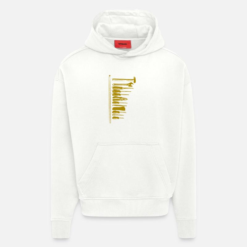 tool - Hoodie- made by SPREAD  - OFF WHITE