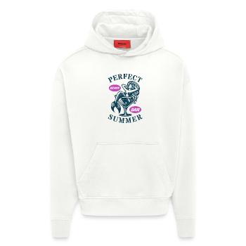 summer beach mermaid - Hoodie- made by SPREAD  - OFF WHITE - Front