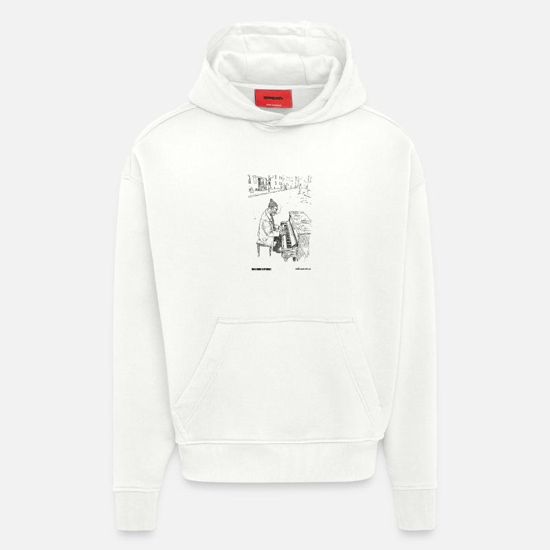  differnce - Hoodie- made by SPREAD  - OFF WHITE