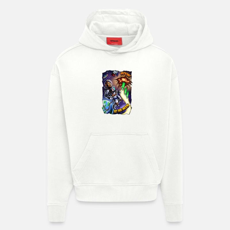Mondabenteuer: Astronaut Comic - Hoodie- made by SPREAD - OFF WHITE