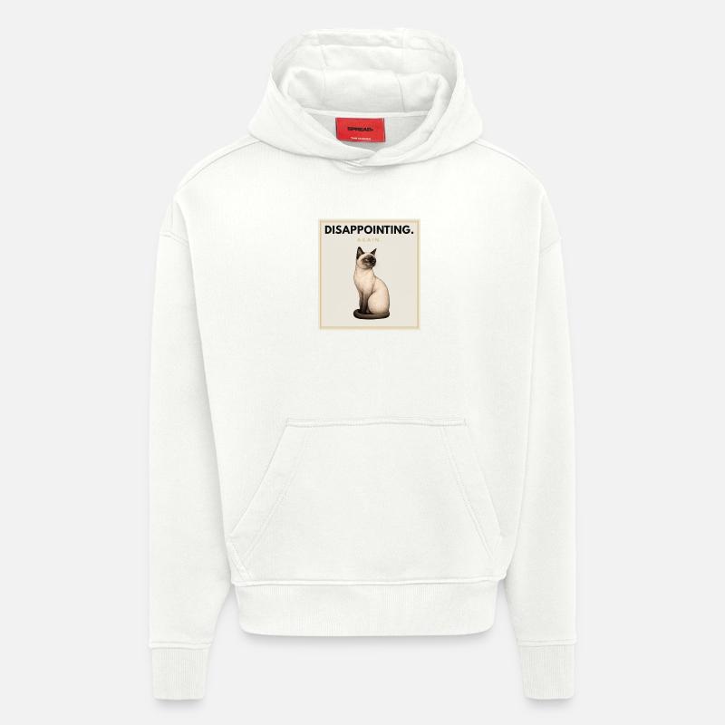 DISAPPOINTING Sarcastic Cat Design - Hoodie- made by SPREAD - OFF WHITE
