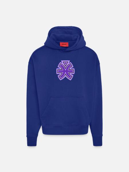 Pisces and Water Tribal Symbol - Hoodie- made by SPREAD - OFF WHITE