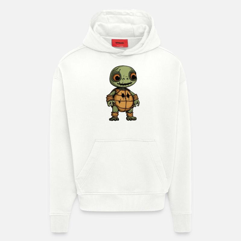 Turtle Halloween Comic Funny - Hoodie- made by SPREAD  - OFF WHITE