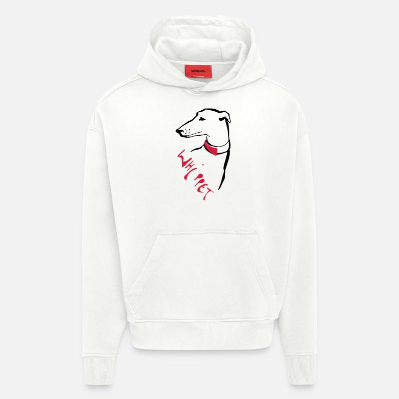 Whippet - Hoodie- made by SPREAD  - OFF WHITE