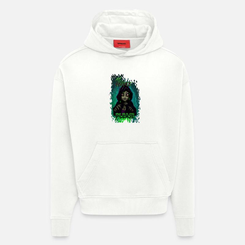 mehr Kaffee - Hoodie- made by SPREAD  - OFF WHITE