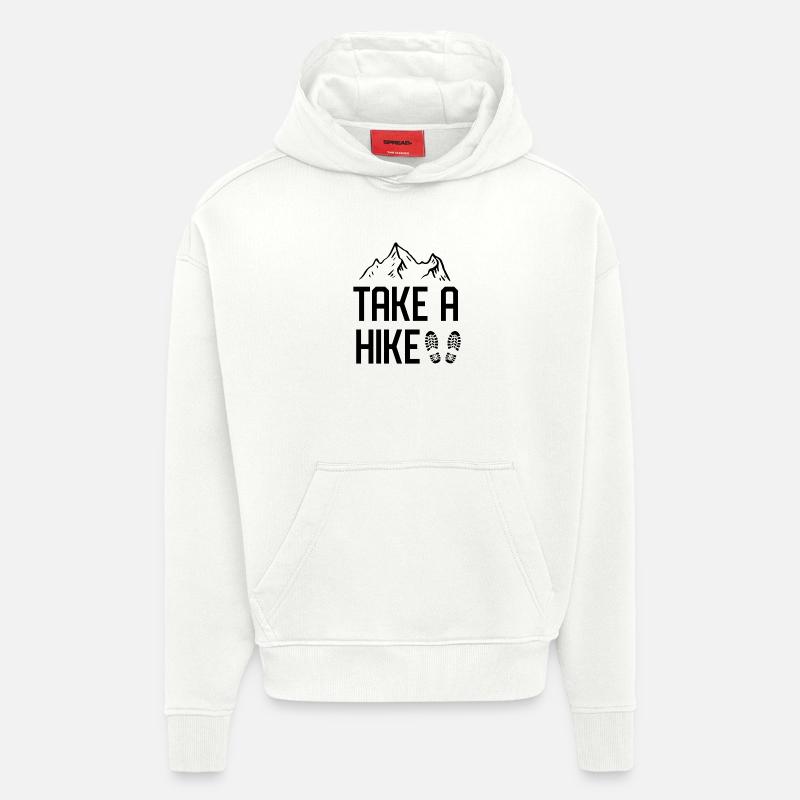 Machen Sie eine Wanderung - Hoodie- made by SPREAD  - OFF WHITE