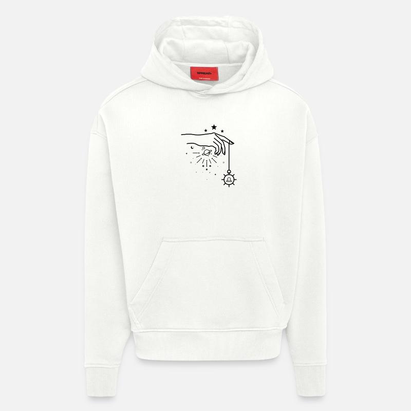 Libra zodiac astrology - Hoodie- made by SPREAD  - OFF WHITE