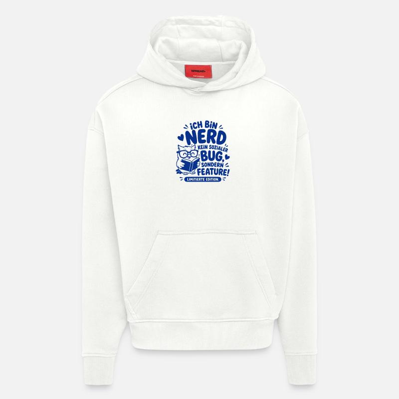 Nerd Feature Limitierte Edition - Hoodie- made by SPREAD  - OFF WHITE