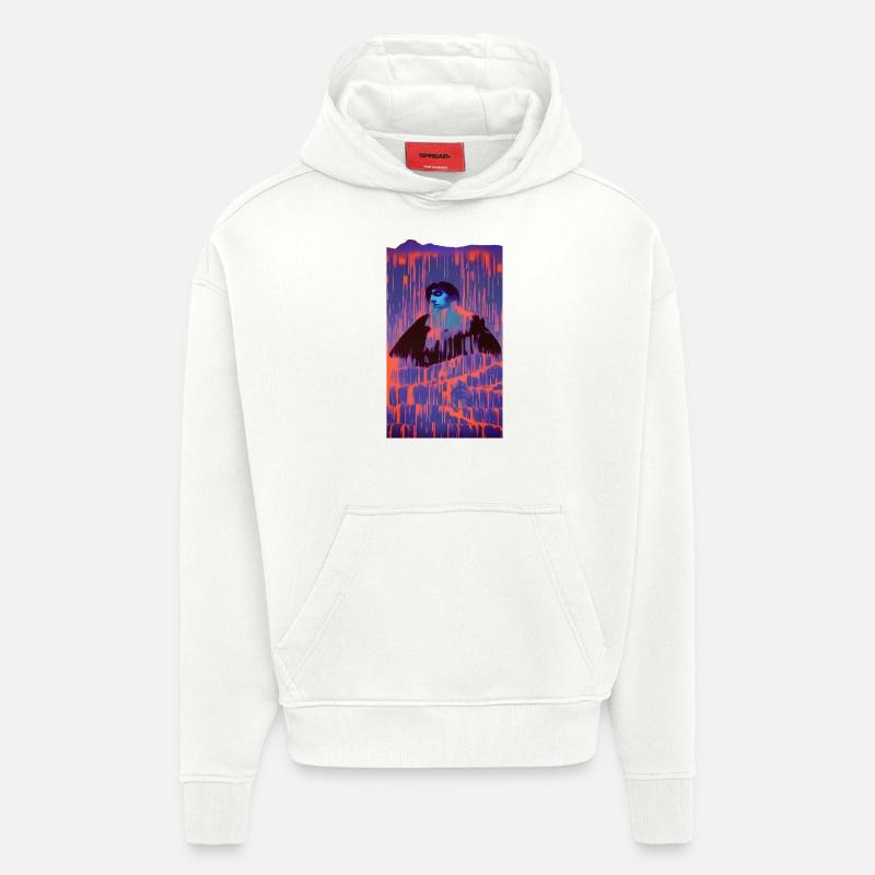 sleeping - Hoodie- made by SPREAD  - OFF WHITE