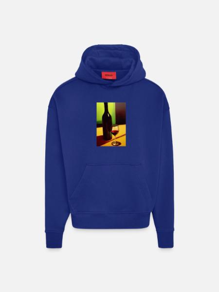 Wein Trinker - Hoodie- made by SPREAD - OFF WHITE