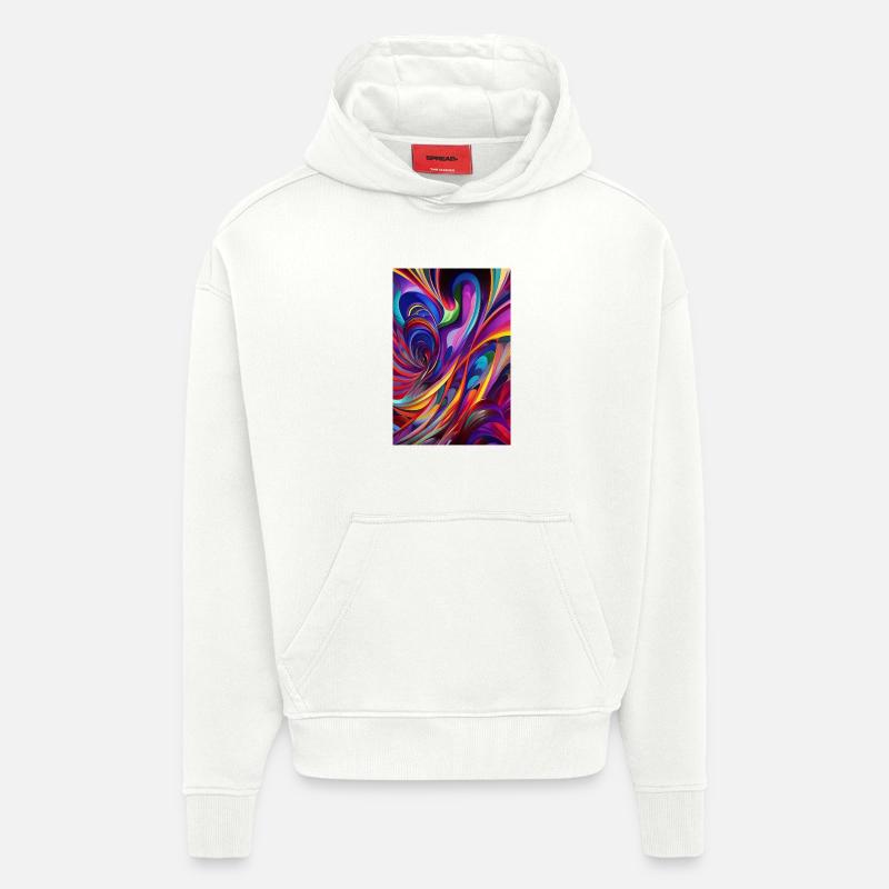 Abstrakte Kunst - Hoodie- made by SPREAD  - OFF WHITE