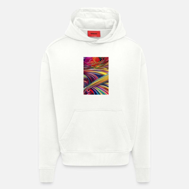 Abstrakte Kunst - Hoodie- made by SPREAD  - OFF WHITE