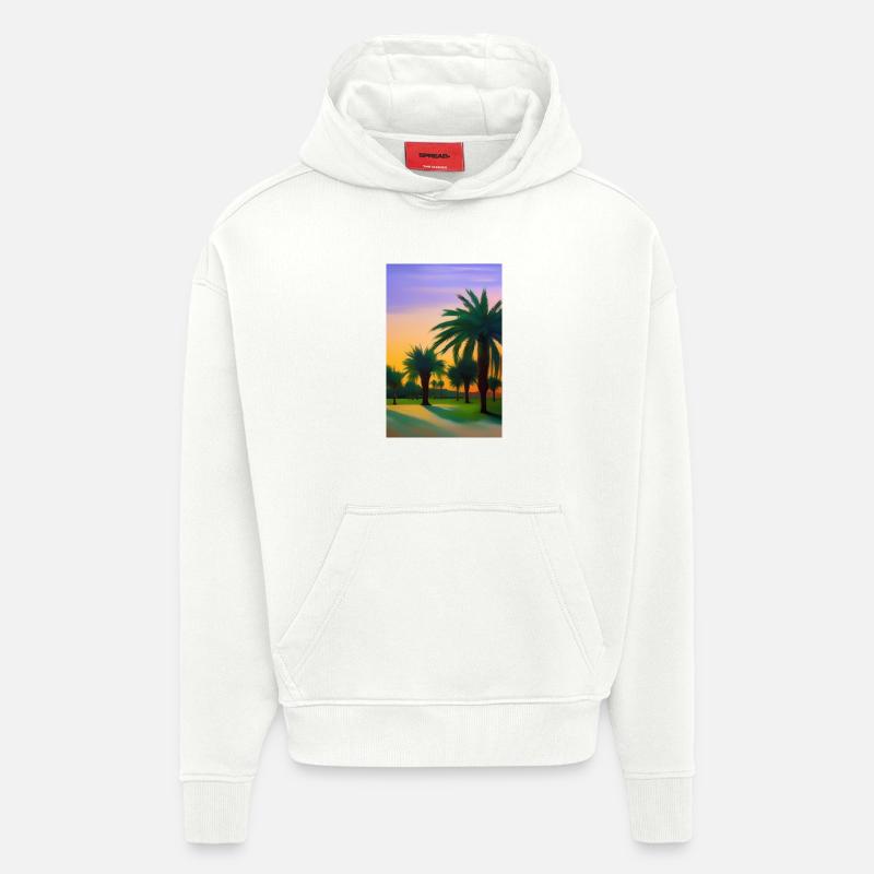 Arabische Wüste - Hoodie- made by SPREAD  - OFF WHITE