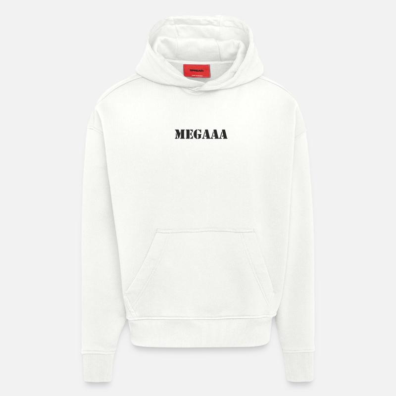 Mega - Hoodie- made by SPREAD  - OFF WHITE