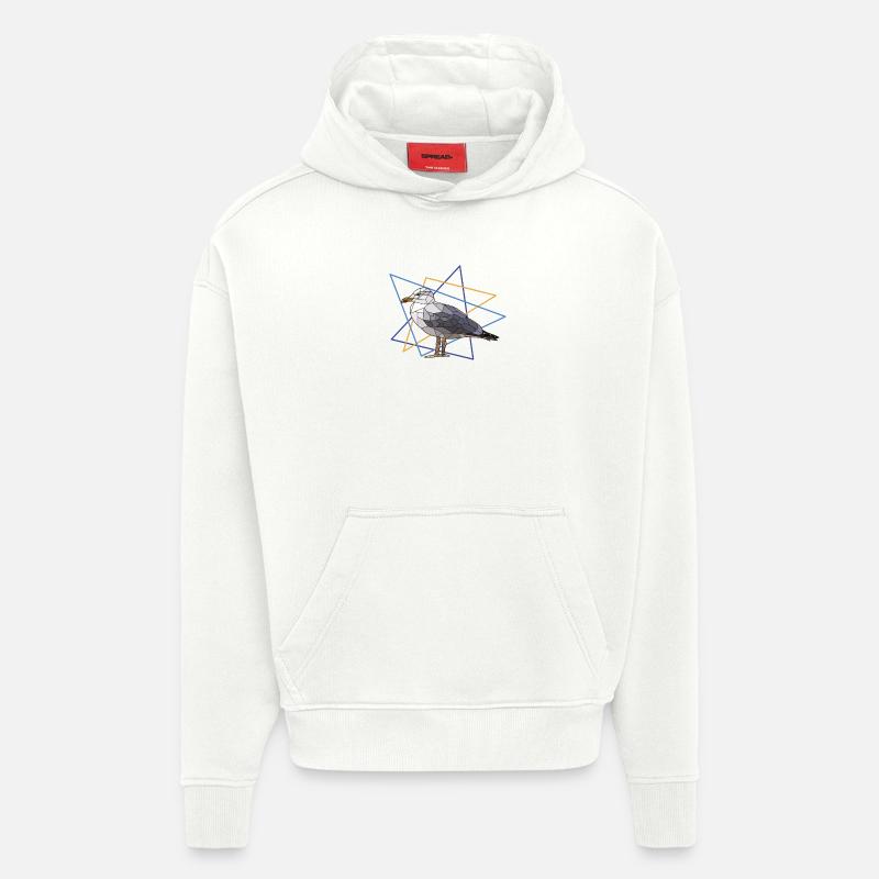 Möwe - Hoodie- made by SPREAD  - OFF WHITE