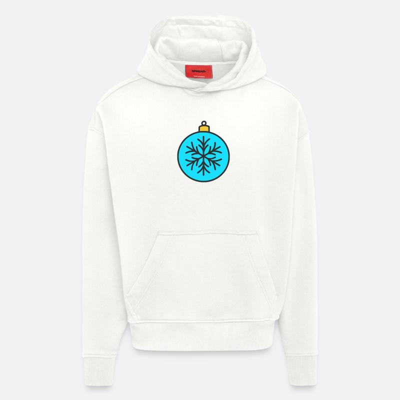 Weihnachtskugel - Hoodie- made by SPREAD  - OFF WHITE