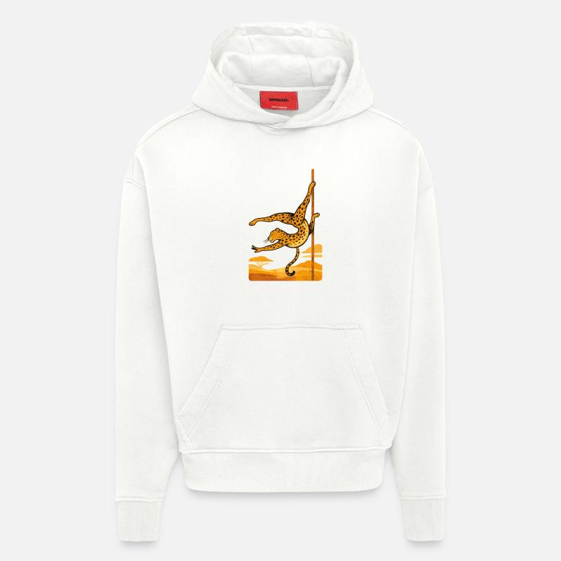 Pole Dance Leopardin Poledancerin Geschenk - Hoodie- made by SPREAD  - OFF WHITE