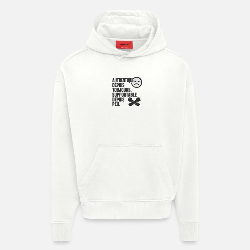 Authentisches Forever-Tee - Hoodie- made by SPREAD  - OFF WHITE