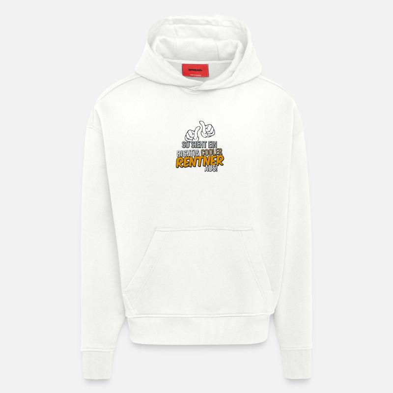 So sieht ein cooler Rentner aus - Hoodie- made by SPREAD - OFF WHITE