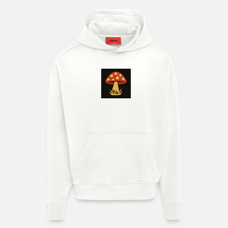 Red Hat Pilz im Retro-Stil - Hoodie- made by SPREAD - OFF WHITE