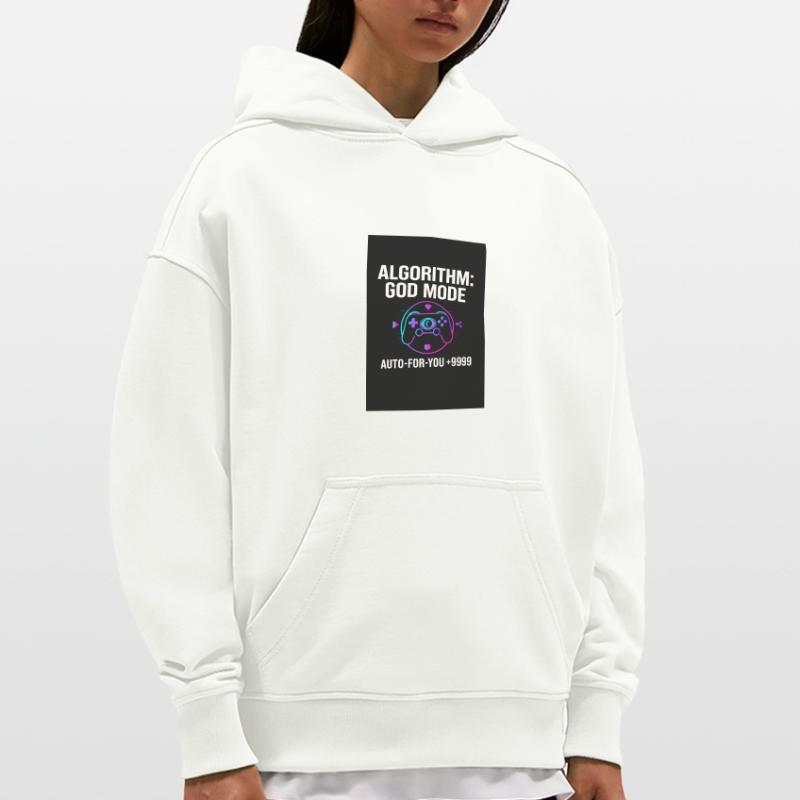 Algorithm God Mode Hoodie- made by SPREAD 