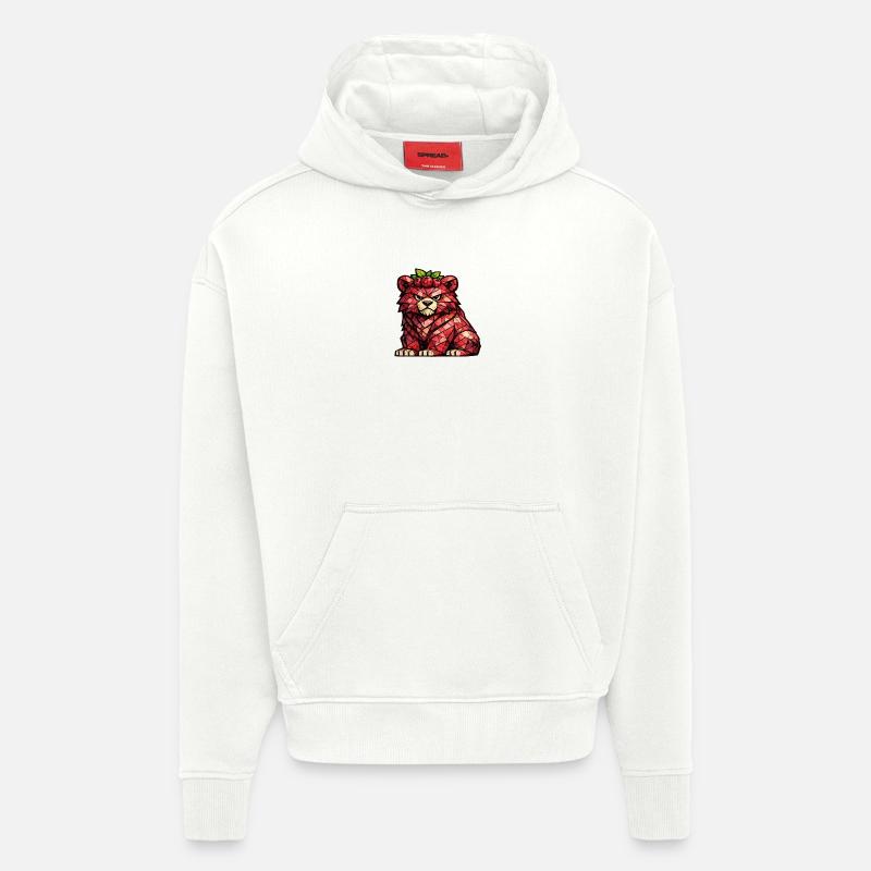 Raspberry Bear Cubism Version - Hoodie- made by SPREAD  - OFF WHITE
