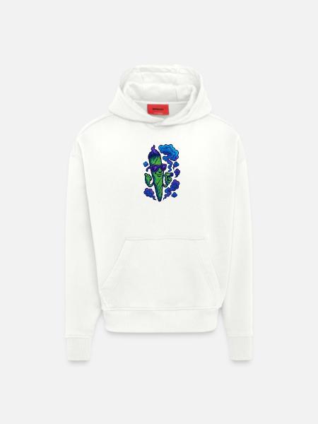 Joint Venture - Hoodie- made by SPREAD - OFF WHITE