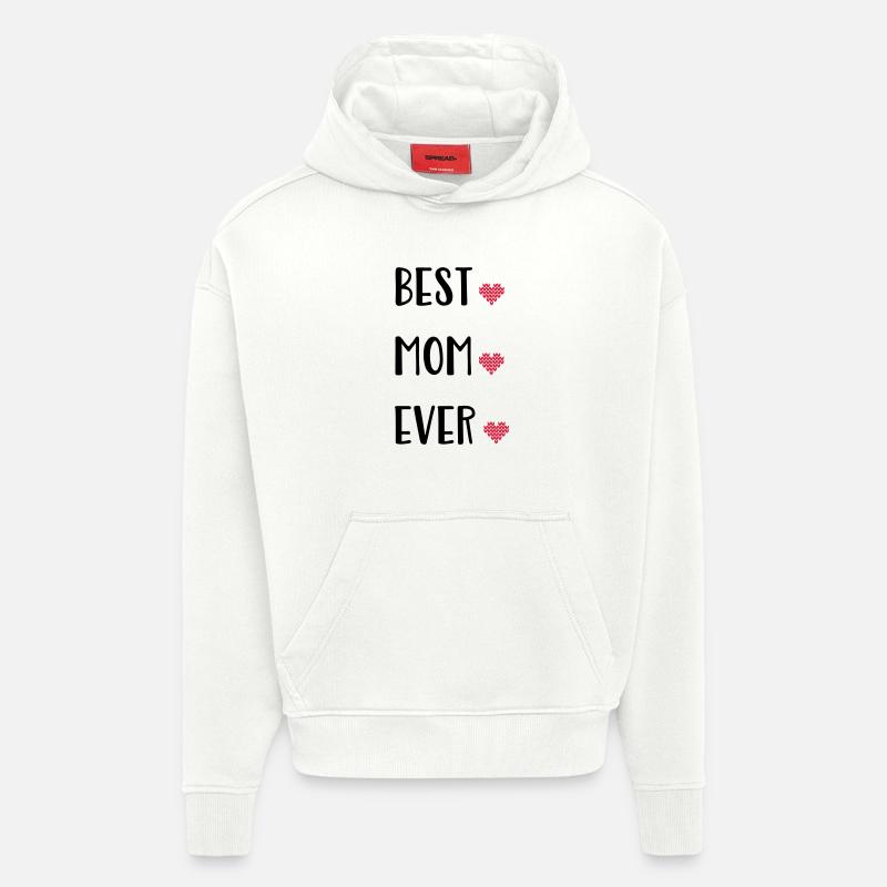 La mère - Sweat à capuche bio épais oversize fabriqué en UE - OFF WHITE