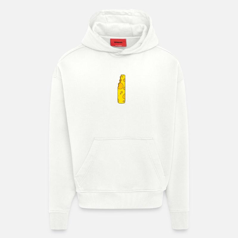 Point I - Sweat à capuche bio épais oversize fabriqué en UE - OFF WHITE